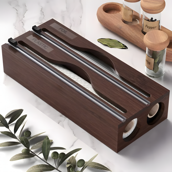 Wooden Foil & Wrap Holder